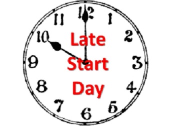 Late Start - Wednesday, December 11 at 10:00 a.m.
